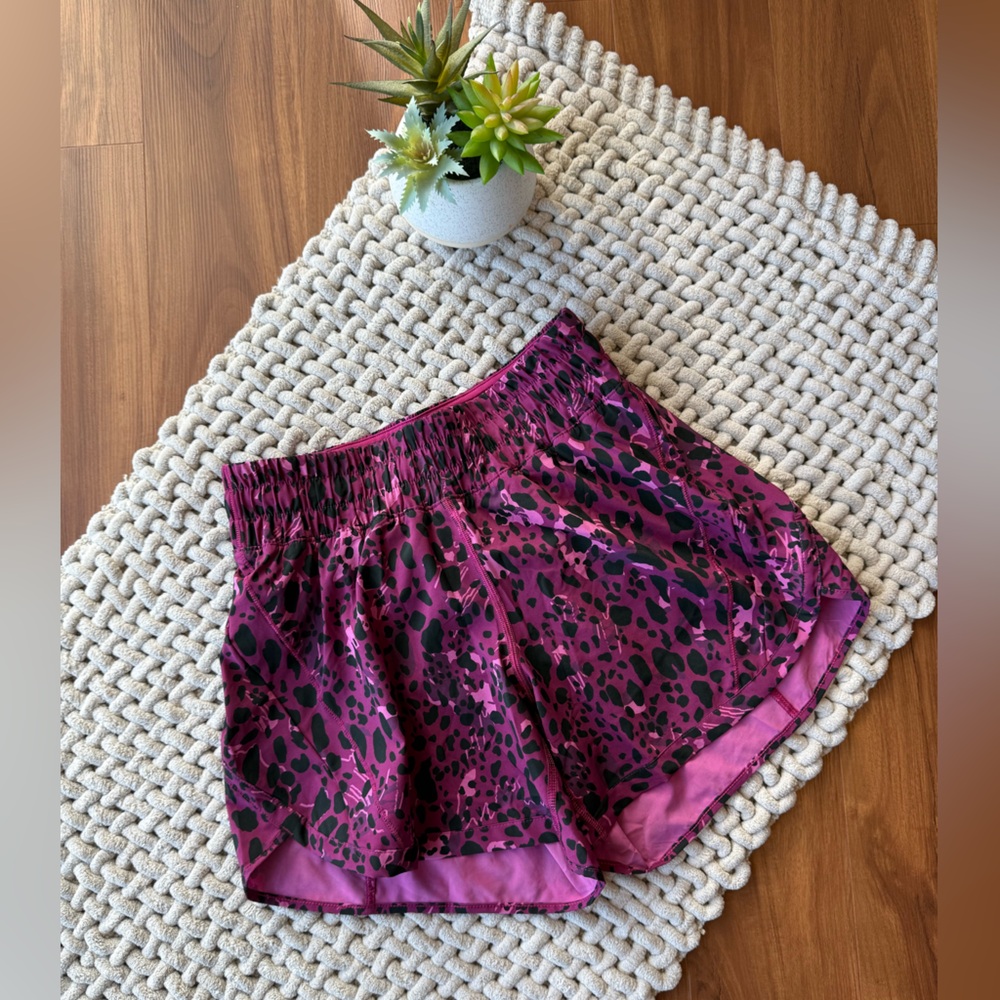 lululemon athletica Purple and Black Athletic Shorts